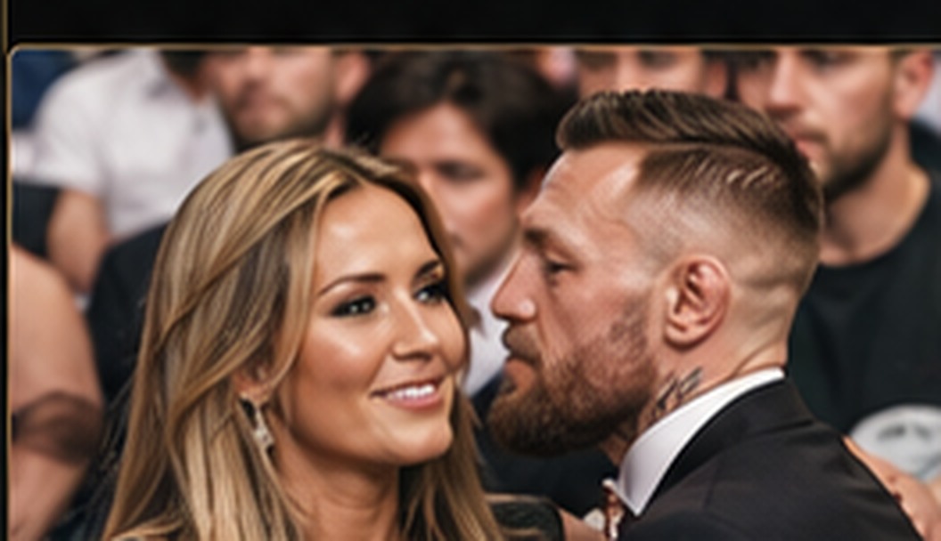 AI-generated editorial concept of Conor McGregor and Dee Devlin